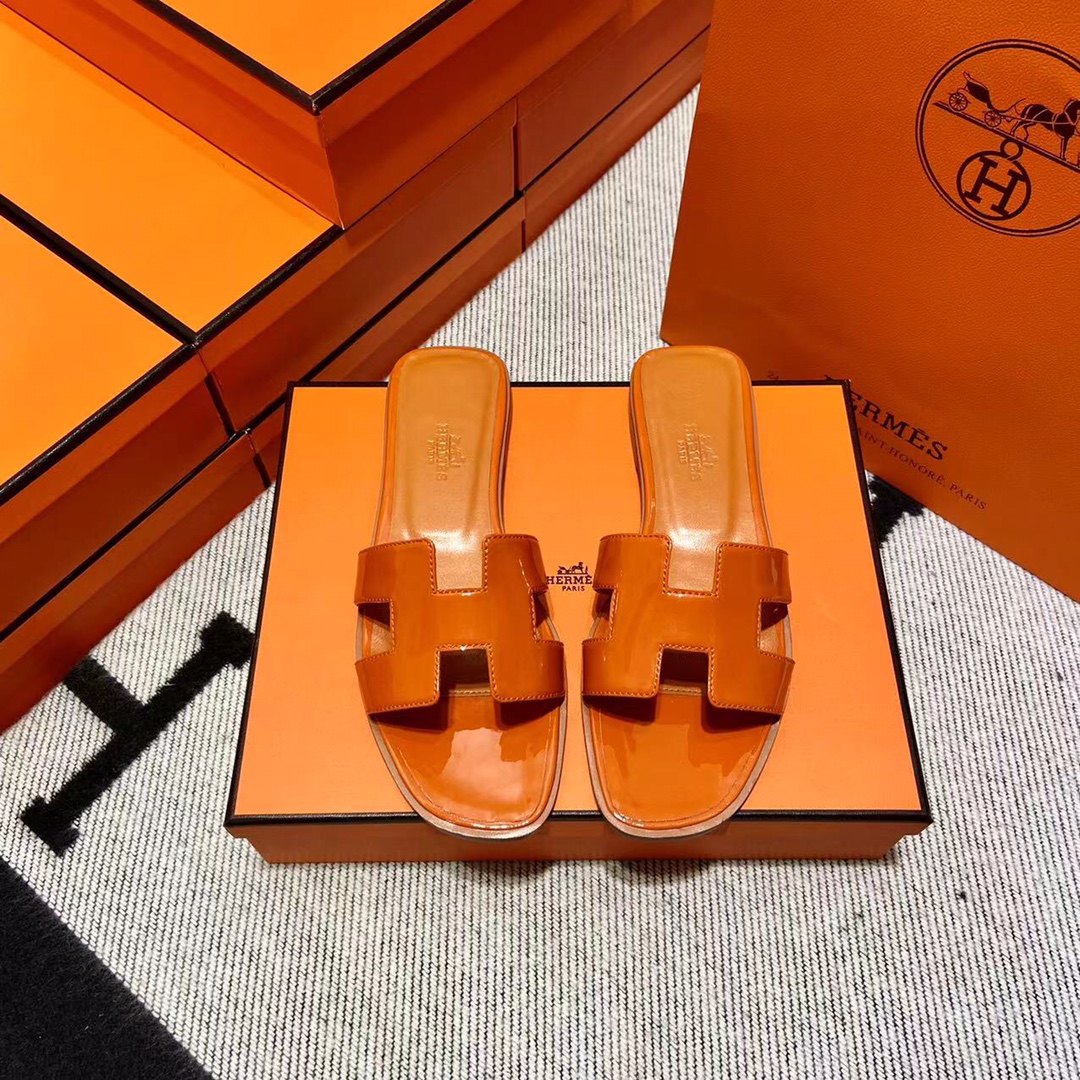 에르메스 올수공 오란 슬리퍼 샌들 페이던트 33